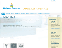 Tablet Screenshot of hellenicsummer.com